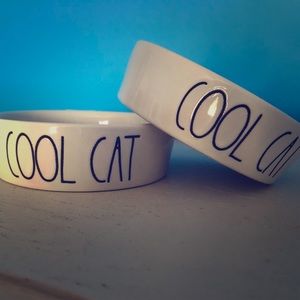 COPY - Rae Dunn “Cool Cat” small pet dish